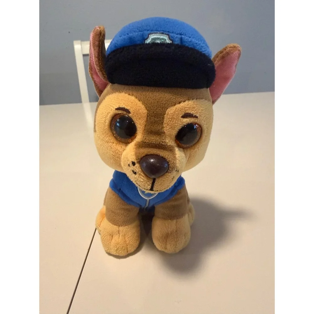 Paw Patrol Chase Plush and paw patrol chase Ty Beanie Boos Toys 6-7 Inch